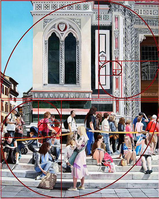 Entering the Duomo Entering the Duomo, an original oil painting by Matthew Bates